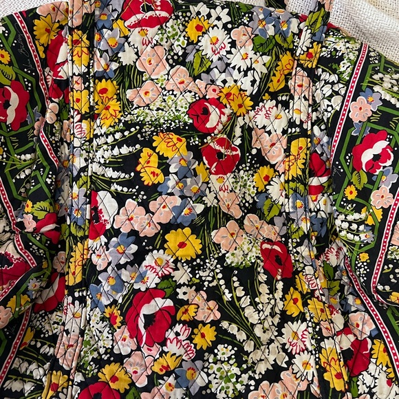 Vera Bradley Floral Quilted Tote Bag - Picture 2 of 4